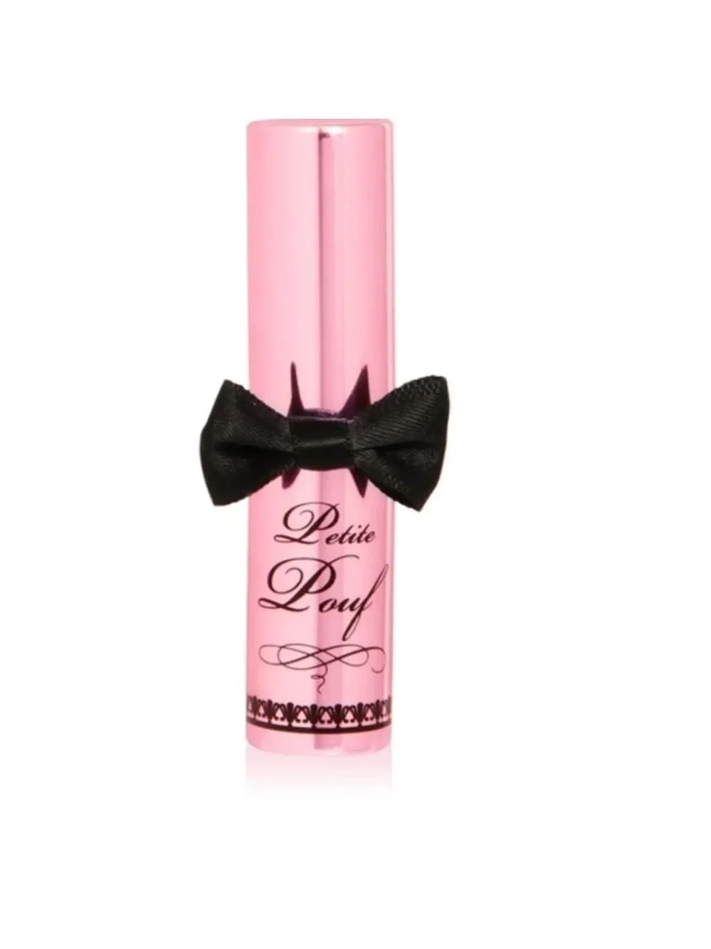 Petite Pouf Makeup Brush Pink with Black Bow